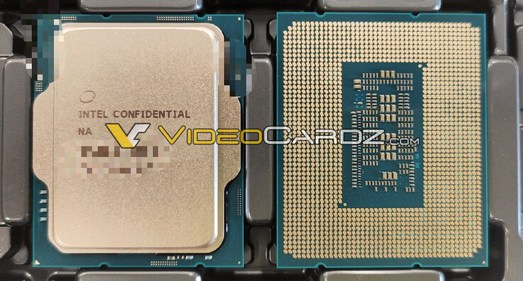 Leaked Intel Alder Lake-S photo. (Image Source: Videocardz)