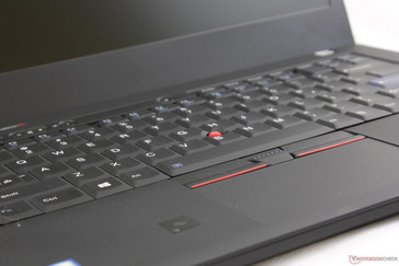 Trackpad is shorter and softer than the one on the T470