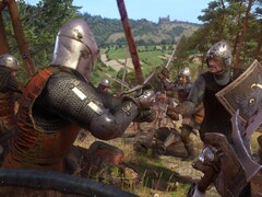 Image showing a battle between knights in Kingdom Come: Deliverance. (Image source: Steam)