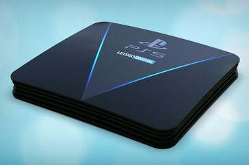 Latest PS5 render. (Image source: LetsGoDigital)