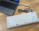 The Lofree 1% is a semi-transparent keyboard with MX "Jellyfish" switches wrapped in a polycarbonate deck