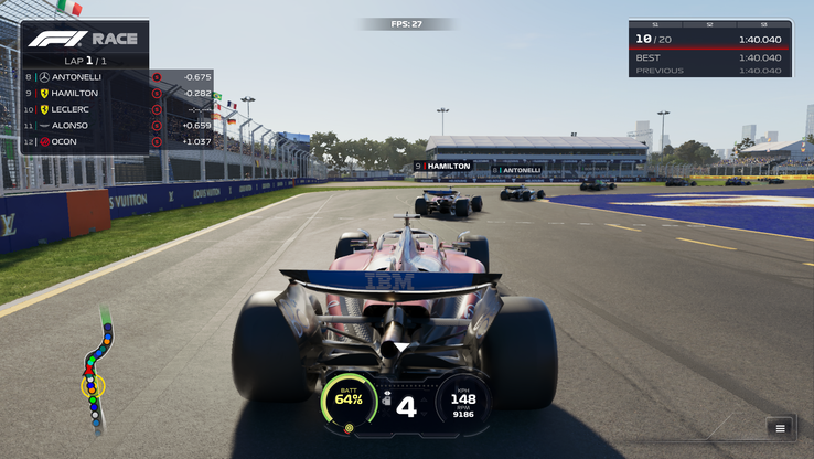 F1 25 with Path Tracing on (image source: Anil Ganti, Notebookcheck)
