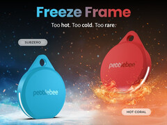 The new Pebblebee Clip 5 Evercolor drop is called Freeze Frame.