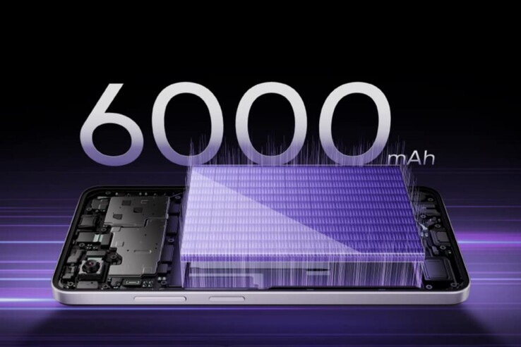 The Realme Narzo 80 Lite 5G boasts a 6,000 mAh battery (Image source: Realme)