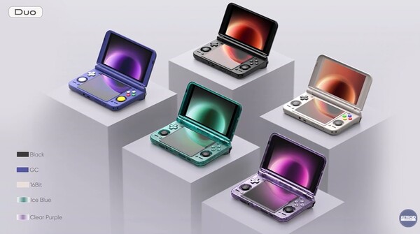 The Retroid Pocket Duo will be available in five colors.