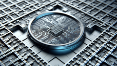 Analog hardware can process AI computations in parallel by adjusting the resistance of semiconductors based on voltage or current. (Image source: Dall-E 3 AI)