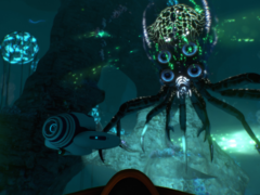 Facing Leviathans in Subnautica is easily one of the best experiences from the game. Pictured - an ingame screenshot. (Image source: Steam)