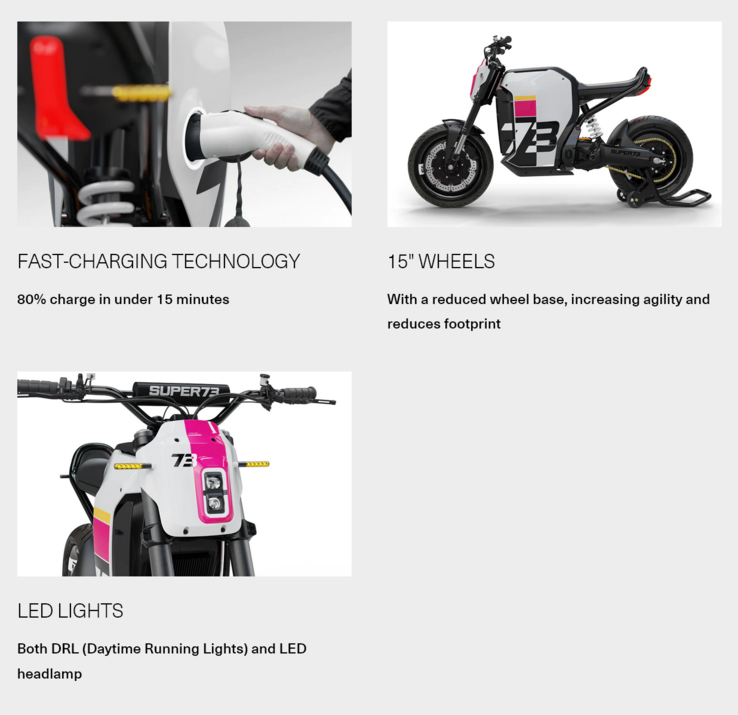 The C1X' main features to date. (Source: SUPER73)