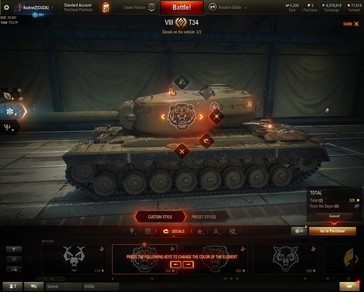 World of Tanks 1.3 new decals on T34