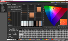 ColorChecker before calibration