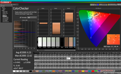 ColorChecker before calibration