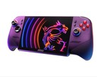 The cheaper MSI Claw 8 EX will come in Luminous Blue as opposed to the Arc G3 Extreme variant in Void Purple shown.