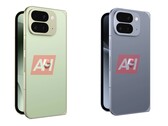 Unofficial Pixel 10 Pro Fold renders showing Jade (left) and Moonstone (right) colors. (Image source: Android Headlines)
