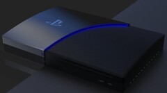 Fan-made PS5 concept design. (Image source: Content Creator/LetsGoDigital)