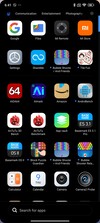 HyperOS: App drawer