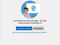 This prompt pops up when you try to install Chrome or Firefox in the latest Windows 10 Insider Preview Build. (Source: Neowin)