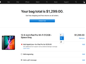 Only 2 iPad Pros per order, Apple fans. (Source: Apple)