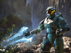 Halo Studios showcased what Halo could look like in Unreal Engine 5 as a proof-of-concept back in October 2024. (Image source: Halo Studios, edited)