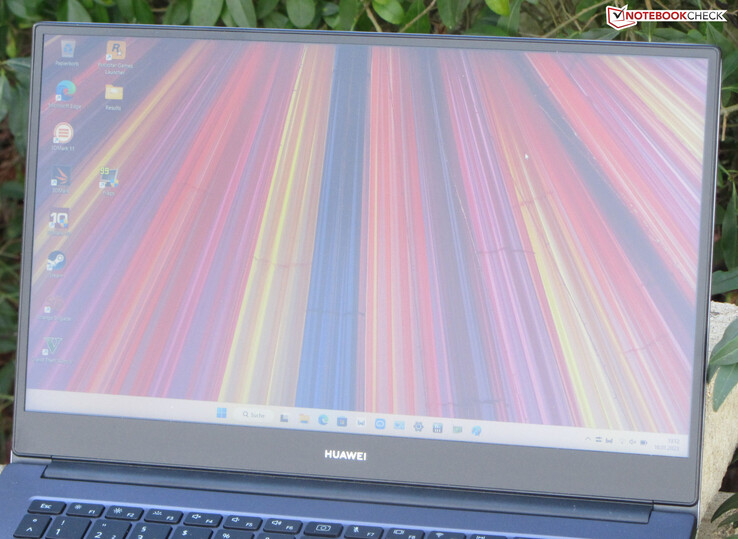 The MateBook outdoors