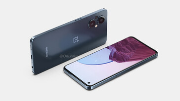 OnePlus Nord N20 5G renders have leaked with a flat design. (Image source: 91mobiles and OnLeaks)