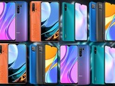 A Redmi 10 series could be based on Mediatek processors like most of the Redmi 9 range was. (Image source: Redmi 9 phones/Xiaomi - edited)