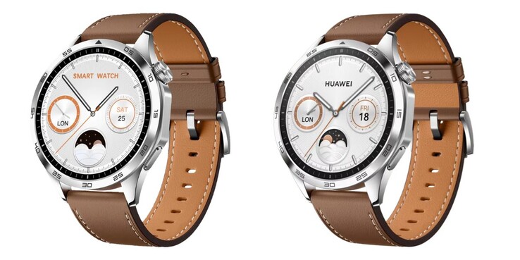 The Rogbid M6 (left) vs the Huawei Watch GT 4 (right). (Image source: Rogbid)