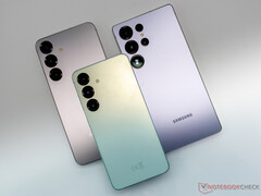 Qualcomm does not expect to be the sole chipset supplier for the Galaxy S26 series, unlike the Galaxy S25 trio pictured. (Image source: Notebookcheck)