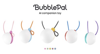The BubblePal comes in 5 different colour combinations (Image source: Haivivi)