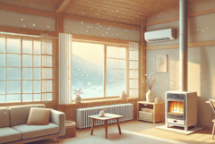 Warm and insulated homes not only reduce CVD risks but also support broader health goals. (Image source: Dall-E)