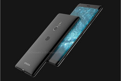 Purported official render of the Xperia XZ3 shows a more contemporary design. (Source: @OnLeaks)