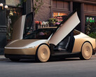 Tesla Cybercab. Tesla has applied for a Robotaxi ride-hailing permit in Calfornia but with human drivers (Image source: Tesla)