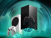 Xbox Series X and S consoles are shown