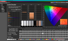 ColorChecker before calibration