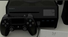 Faked PS5 devkit. (Image source: @Tidux)
