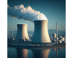 Microsoft&#039;s AI ambitions: Nuclear power plants as key to energy transition? (Symbolic image: Bing AI)