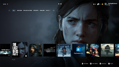 The concept PS5 user interface has an immersive aesthetic. (Image source: Paweł Durczok)