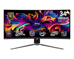 The MPG 341CQPX is one of two 34-inch QD-OLED monitors that MSI has introduced this year. (Image source: MSI)