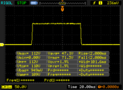 Switchover time, black to white: 4.0 ms