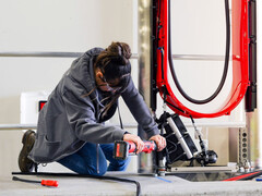 Prefabricated Superchargers allow faster installation. (Image source: Tesla)