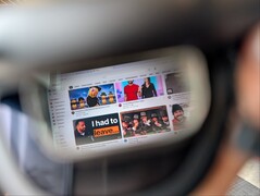 Closer view of projected extended display