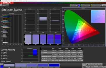 Saturation (Target color space: sRGB)