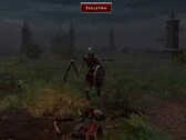 We face a skeleton in Diablo II: Resurrected VR