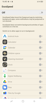 The feature that stops processes to save RAM is off by default. (Image source: Sergey Tarasov - Notebookcheck)
