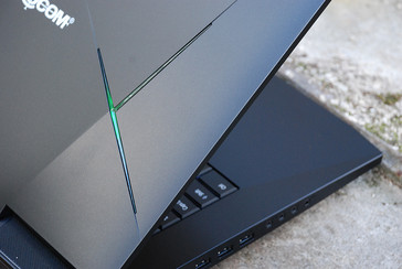 Eurocom Sky X9E3 VR Ready high-end laptop closeup