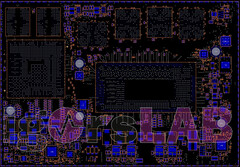 Intel Xe-HPG DG2 board layout. (Image Source: igor'sLAB)