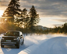 The new Range Rover Electric undergoing winter testing at -4°C in Sweden. (Image source: Land Rover)