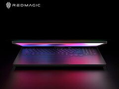 The new gaming laptop will launch in China on October 17, 2025. Pictured: a teaser picture of the laptop. (Image source: RedMagic)