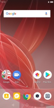 Default home screen