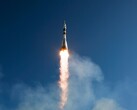 Soyuz TMA-16 launches from the Baikonur Cosmodrome in Kazakhstan