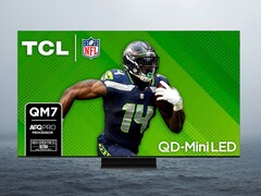 The TCL QM7 features TCL's AIPQ image processor. (Image source: TCL, Unsplash, edited)